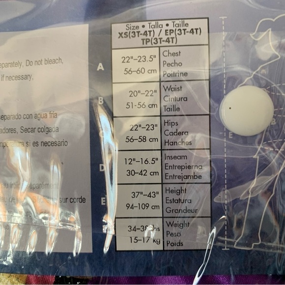 NWT. DISNEY Frozen Anna Child Costume - Picture 5 of 6